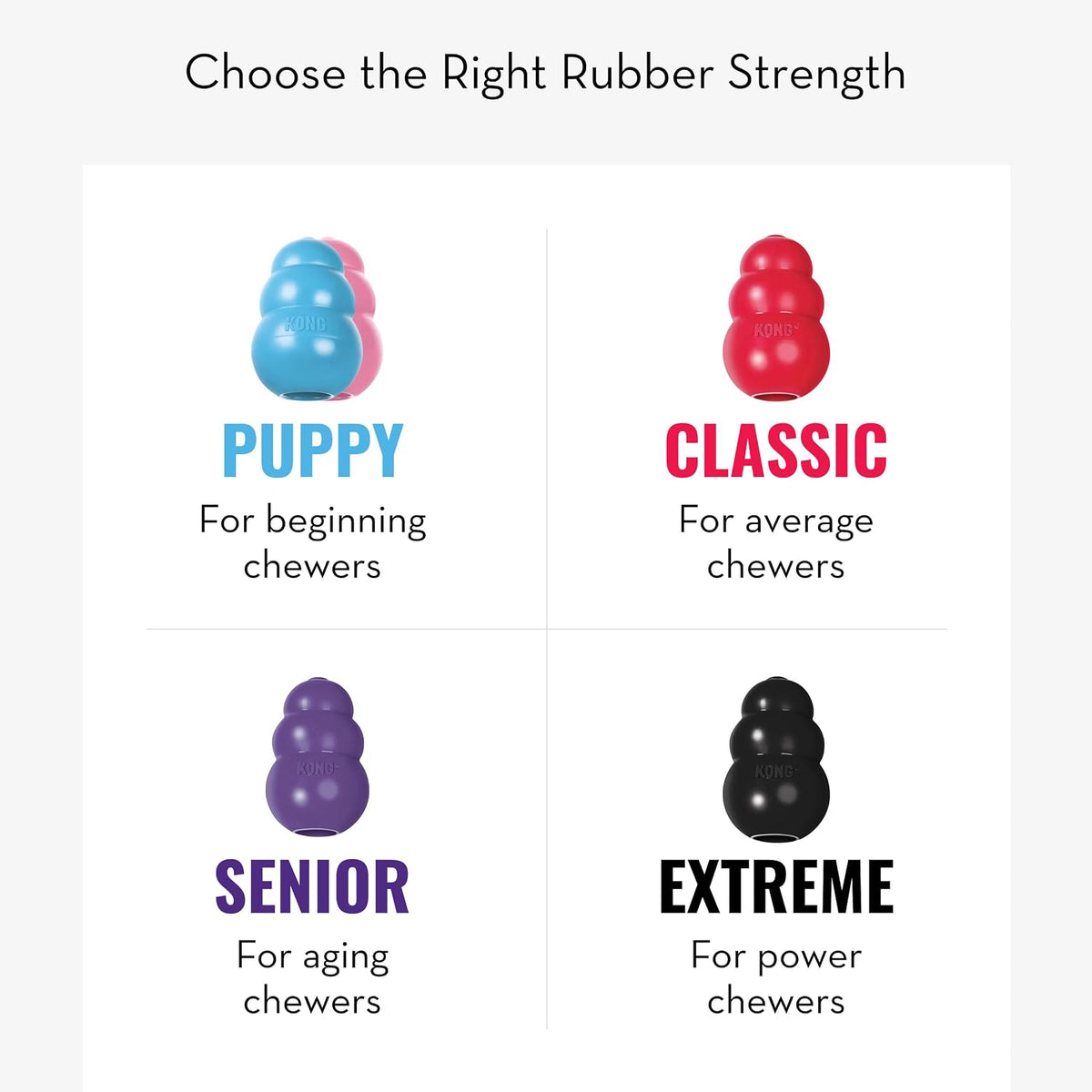 Classic Stuffable Dog Toy, Natural Rubber, for Large Dogs (Pack of 2)