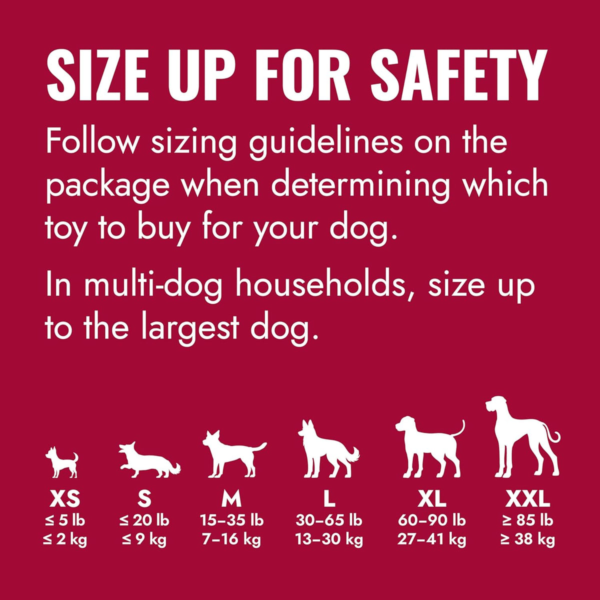 Classic Stuffable Dog Toy, Natural Rubber, for Medium Dogs (Pack of 2)