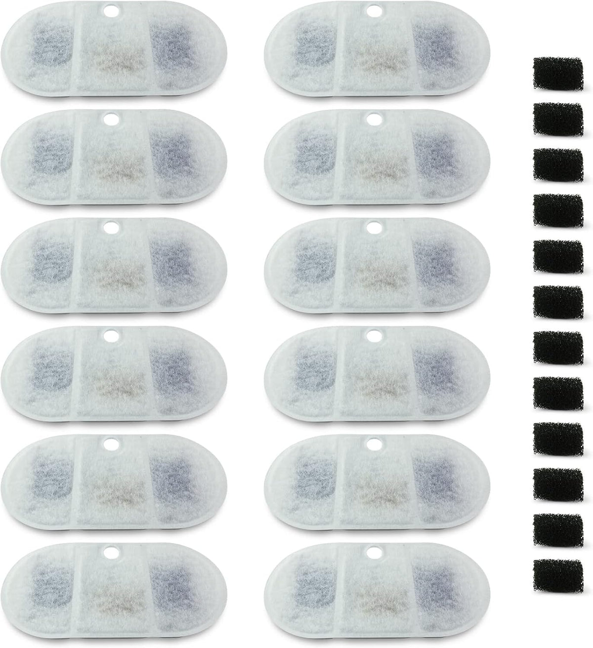 Filters for PETLIBRO 2.1L Capsule Fountain, 12-Pack