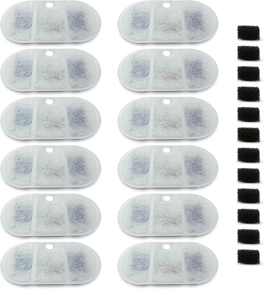 Filters for PETLIBRO 2.1L Capsule Fountain, 12-Pack